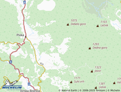 MICHELIN Jurišče map - ViaMichelin