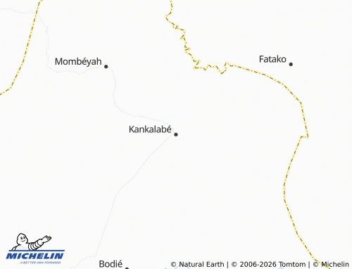 MICHELIN Kankalabé map - ViaMichelin