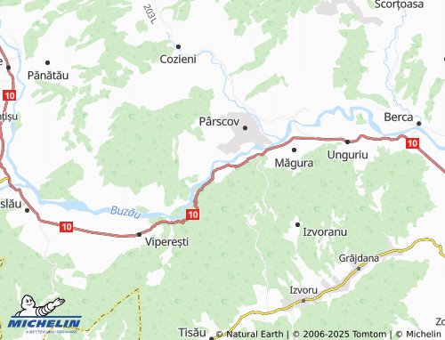 MICHELIN Ciuta map - ViaMichelin