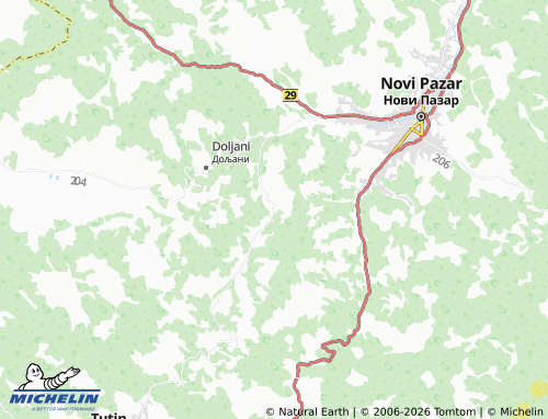 Carte MICHELIN Sebečevo - ViaMichelin