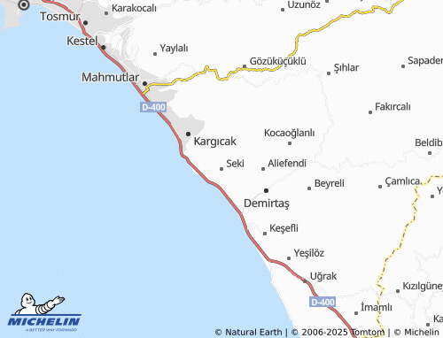 MICHELIN Seki map - ViaMichelin