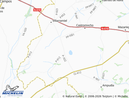 Carte MICHELIN Boada de Campos - ViaMichelin