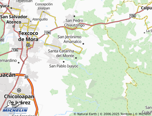 Mappa MICHELIN Santa Catarina del Monte - ViaMichelin