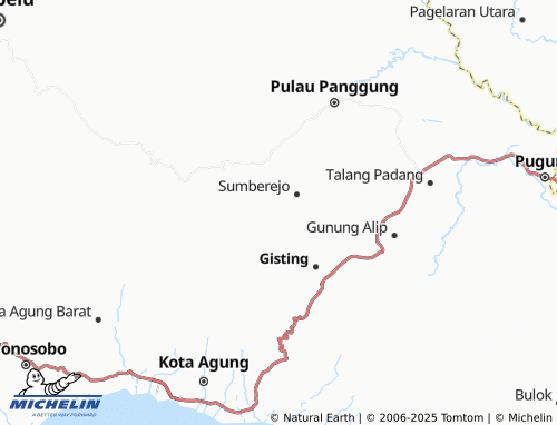 MICHELIN Dadapan map - ViaMichelin