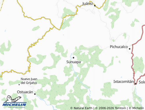 Mappa MICHELIN Nuevo Sunuapa - ViaMichelin