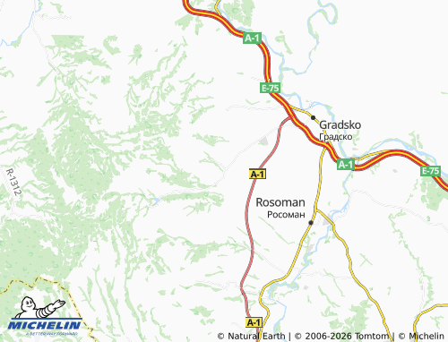 Mapa MICHELIN Dolno Chichevo - ViaMichelin