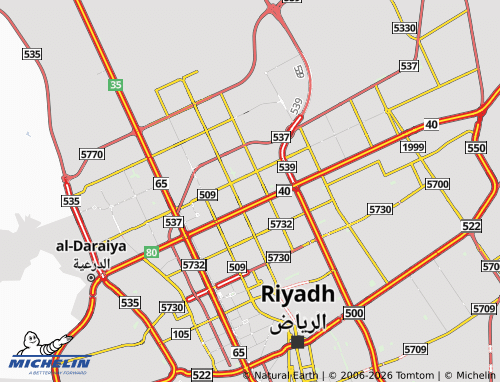 MICHELIN-Landkarte al-Wadi - ViaMichelin