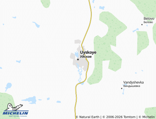 MICHELIN-Landkarte Uyskoye - ViaMichelin