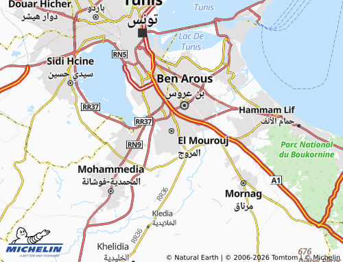 MICHELIN al-Murouj map - ViaMichelin