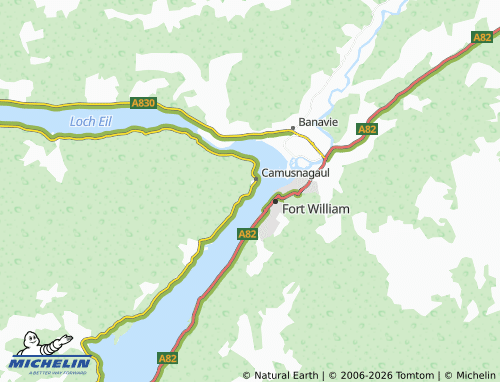 Carte MICHELIN Trislaig - ViaMichelin