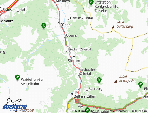 MICHELIN Stumm map - ViaMichelin