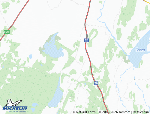 Carte MICHELIN Böja - ViaMichelin
