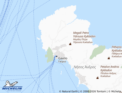 Carte MICHELIN Ano Gavrio - ViaMichelin