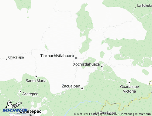Kaart MICHELIN Tlacoachistlahuaca - ViaMichelin
