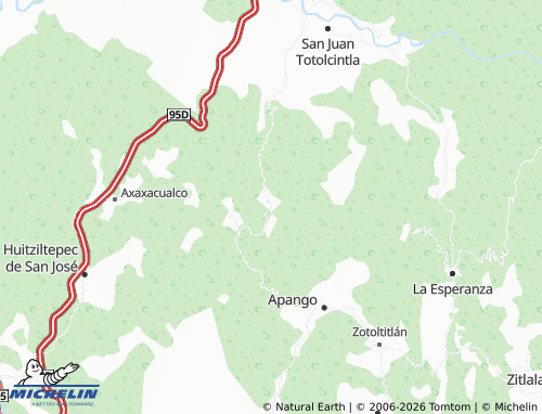 Carte MICHELIN Aixcualco - ViaMichelin