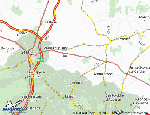 MICHELIN Trémont map - ViaMichelin