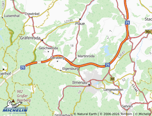 Mappa MICHELIN Martinroda - ViaMichelin
