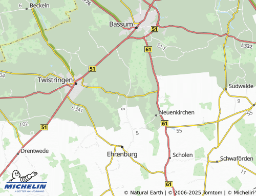 Carte MICHELIN Wedehorn - ViaMichelin