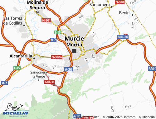 MICHELIN El Progreso map - ViaMichelin