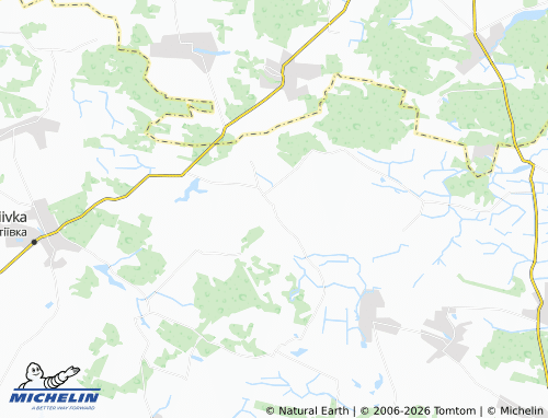 Mapa MICHELIN Ditynets - ViaMichelin