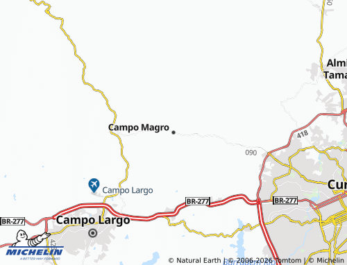 Mappa MICHELIN Campo Magro - ViaMichelin