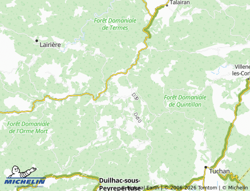 MICHELIN Davejean map - ViaMichelin