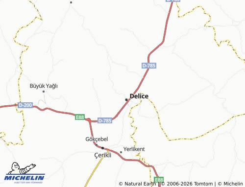 MICHELIN Karabekir map - ViaMichelin