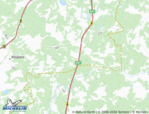 MICHELIN-Landkarte Kustja - ViaMichelin