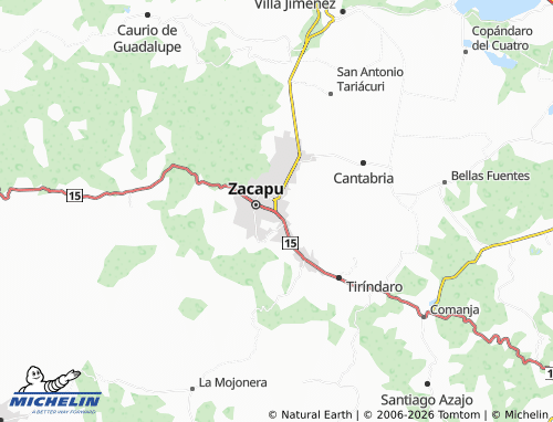 Mapa MICHELIN Villa Guzmán - ViaMichelin