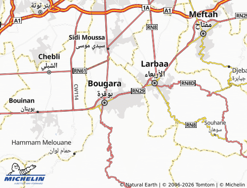 Carte MICHELIN Ouled Slama - ViaMichelin