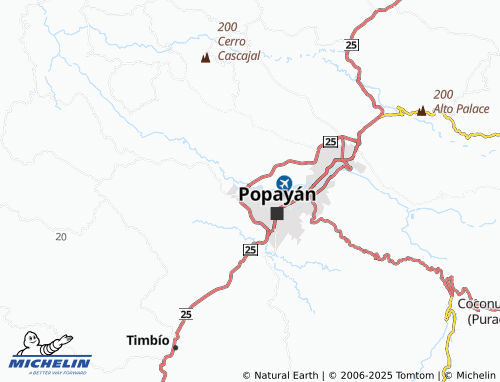 Carte MICHELIN La Capitana - ViaMichelin