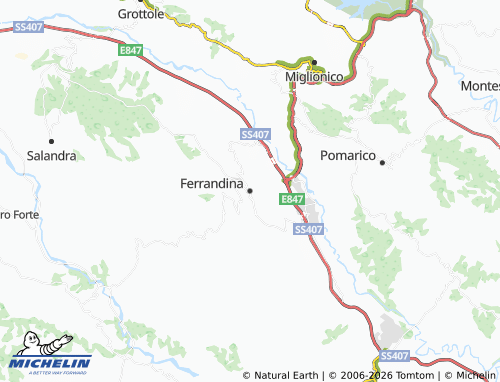 Mapa MICHELIN Ferrandina - ViaMichelin