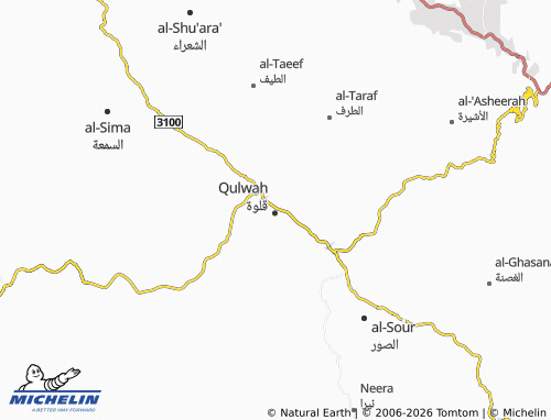 MICHELIN-Landkarte al-Shifa' - ViaMichelin