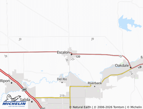 Mappa MICHELIN Escalon - ViaMichelin