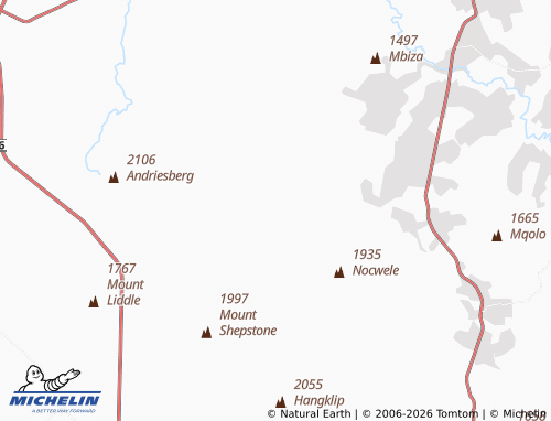 MICHELIN-Landkarte Thozamisa - ViaMichelin