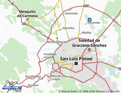 Mappa MICHELIN Fuentes del Sauce - ViaMichelin