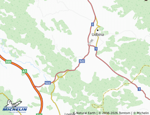 Mapa MICHELIN Kurjak - ViaMichelin
