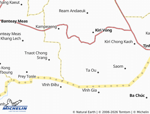 Mappa MICHELIN Prey Rumdeng - ViaMichelin