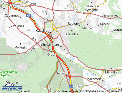 Carte MICHELIN Cheval-Blanc - ViaMichelin