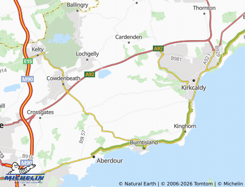 Carte MICHELIN Auchtertool - ViaMichelin