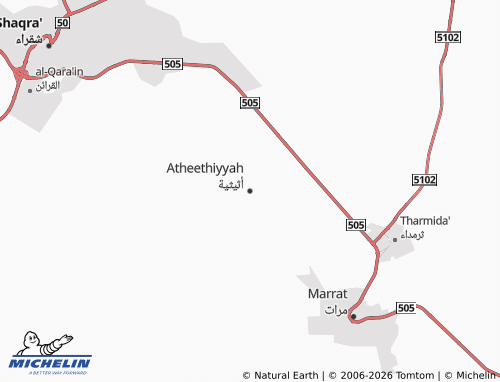 MICHELIN Uthaythiyah map - ViaMichelin