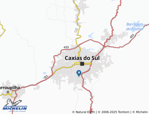 MICHELIN Santa Catarina map - ViaMichelin