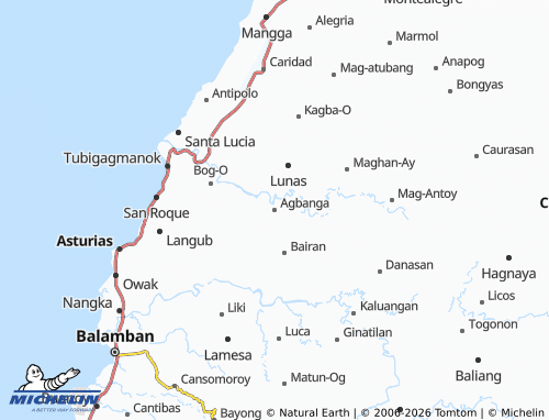 MICHELIN Agbanga map - ViaMichelin
