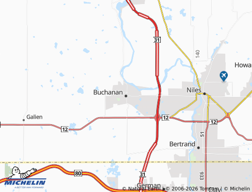 Mappa MICHELIN Buchanan - ViaMichelin