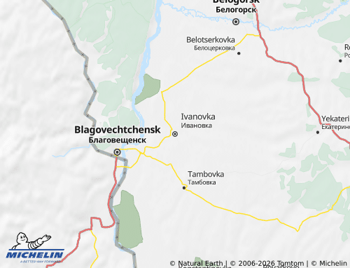 MICHELIN-Landkarte Rajon Iwanawa - ViaMichelin
