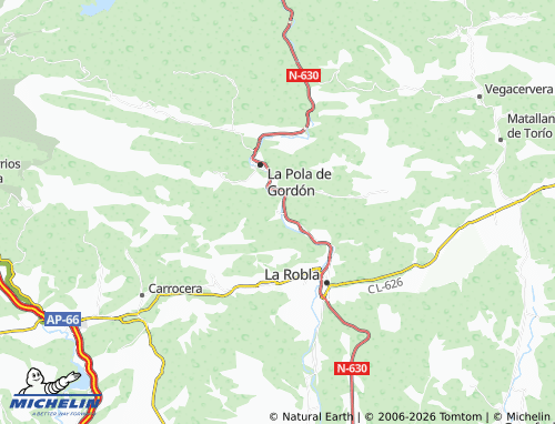 MICHELIN Nocedo de Gordón map - ViaMichelin