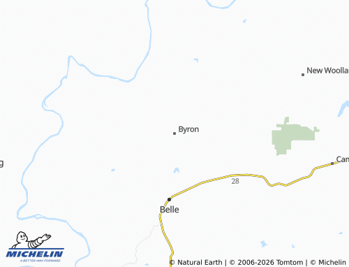 Mapa MICHELIN Byron - ViaMichelin