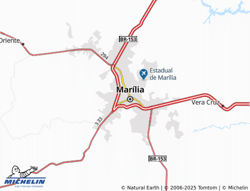 MICHELIN Jardim Marília map - ViaMichelin