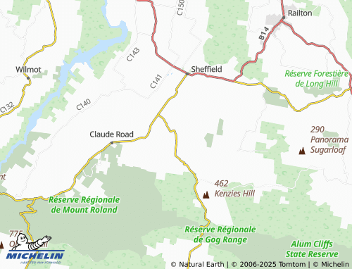 MICHELIN Paradise map - ViaMichelin