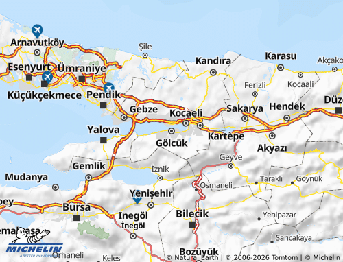 MICHELIN Gölcük map - ViaMichelin